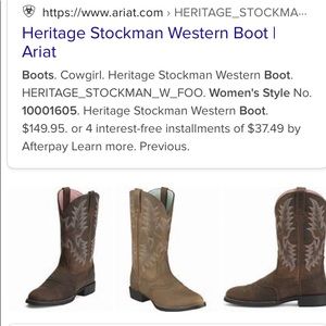 Women’s heritage stockman riding boots